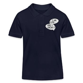 Baby - Kinder Organic Poloshirt Mini Sprinter von Stanley/Stella - Navy - Vorne