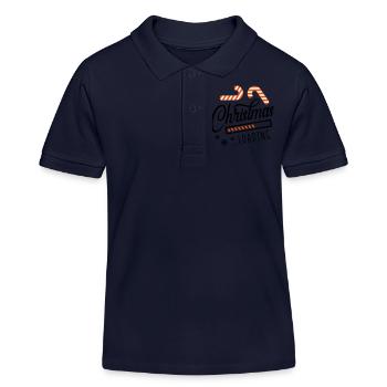 christmas loading - Kinder Organic Poloshirt Mini Sprinter von Stanley/Stella - Navy - Vorne