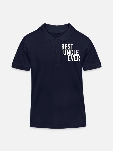 best uncle ever - Kinder Organic Poloshirt Mini Sprinter von Stanley/Stella - Navy