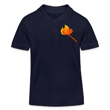 Stock Emote - Kinder Organic Poloshirt Mini Sprinter von Stanley/Stella - Navy - Vorne