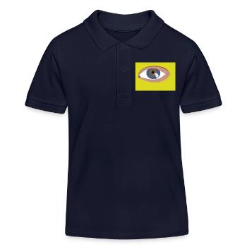 Oeil - Polo enfant bio Stanley/Stella - bleu marine - Devant