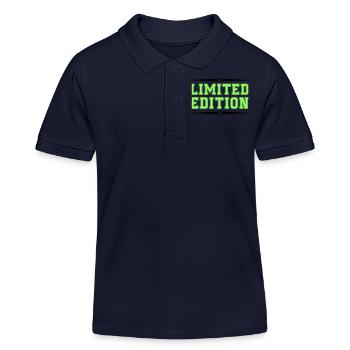 Édition limitée - Polo enfant bio Stanley/Stella - bleu marine - Devant