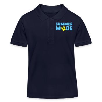 summer mode - Kinder Organic Poloshirt Mini Sprinter von Stanley/Stella - Navy - Vorne