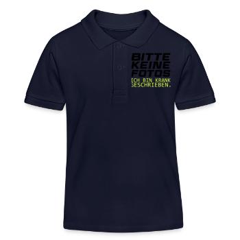 bitte keine fotos - Kinder Organic Poloshirt Mini Sprinter von Stanley/Stella - Navy - Vorne