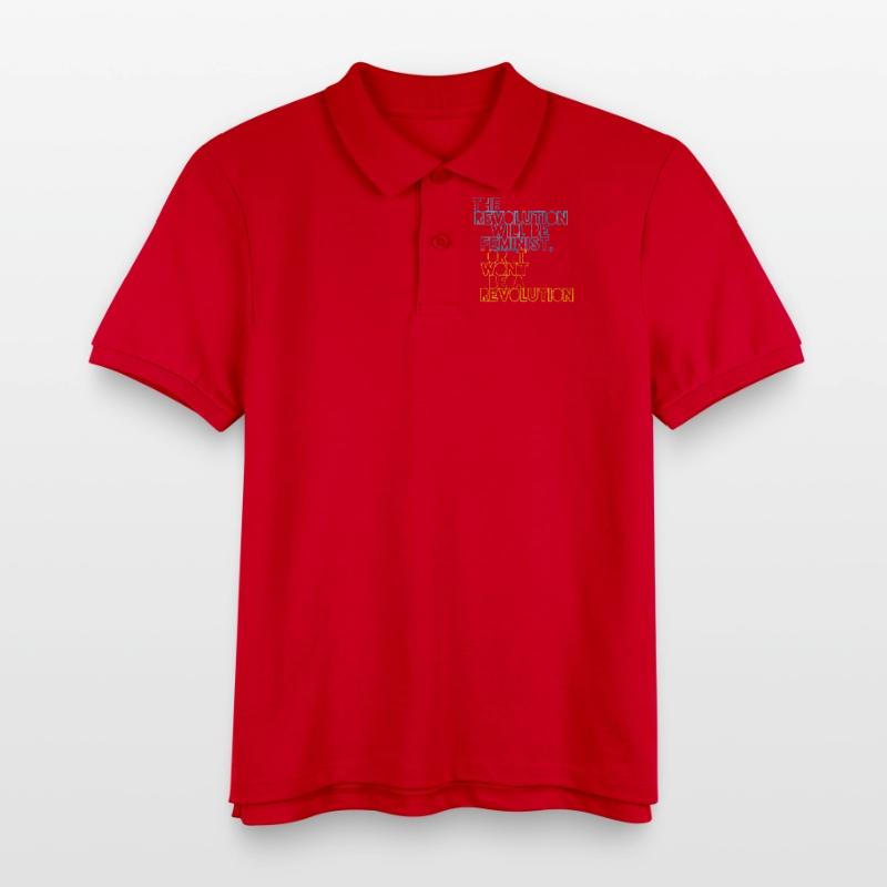 Die Revolution wird feministisch sein, oder wird sie es nicht sein Kinder Organic Poloshirt Mini Sprinter von Stanley/Stella