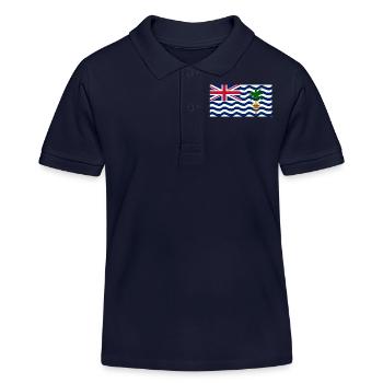 Territoire britannique de l’océan Indien - Polo enfant bio Stanley/Stella - bleu marine - Devant