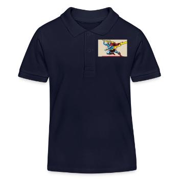 nVx Zeus 1 - Polo enfant bio Stanley/Stella - bleu marine - Devant