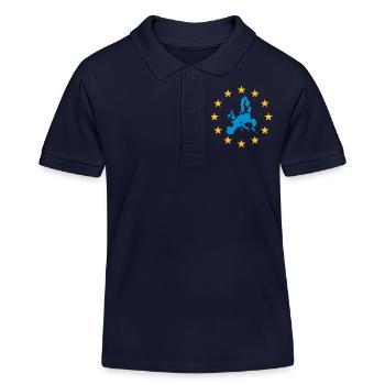 Europe - Union Européenne - Polo enfant bio Stanley/Stella - bleu marine - Devant