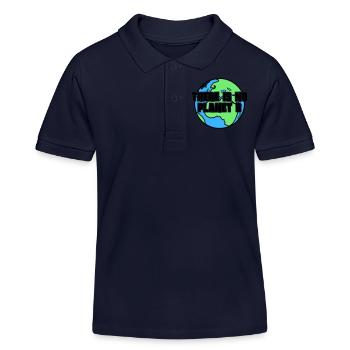 There is no Planet B - Kinder Organic Poloshirt Mini Sprinter von Stanley/Stella - Navy - Vorne