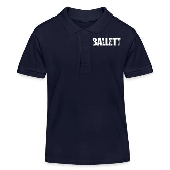 ballet - Polo enfant bio Stanley/Stella - bleu marine - Devant