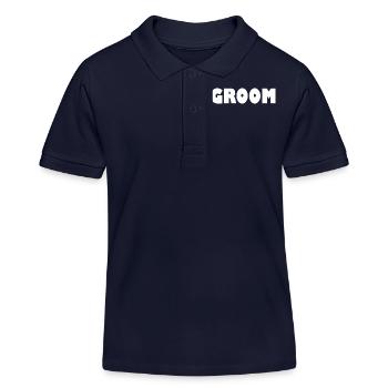 Groom - Polo enfant bio Stanley/Stella - bleu marine - Devant