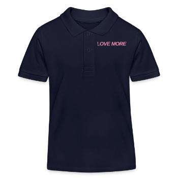 Byellas Love more cap - Kids Organic Polo Shirt by Stanley/Stella - navy - Front