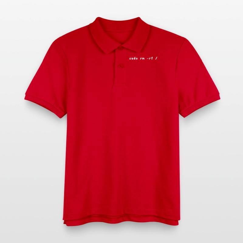 Funny Linux Admin Design Kids Organic Polo Shirt by Stanley/Stella