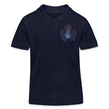Lionfish - Kids Organic Polo Shirt by Stanley/Stella - navy - Front