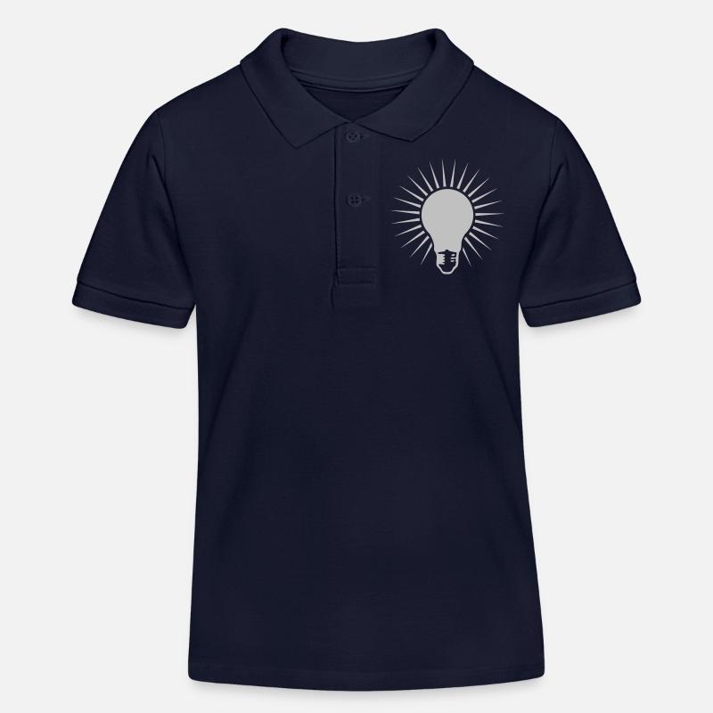 ampoule - Polo enfant bio Stanley/Stella - bleu marine