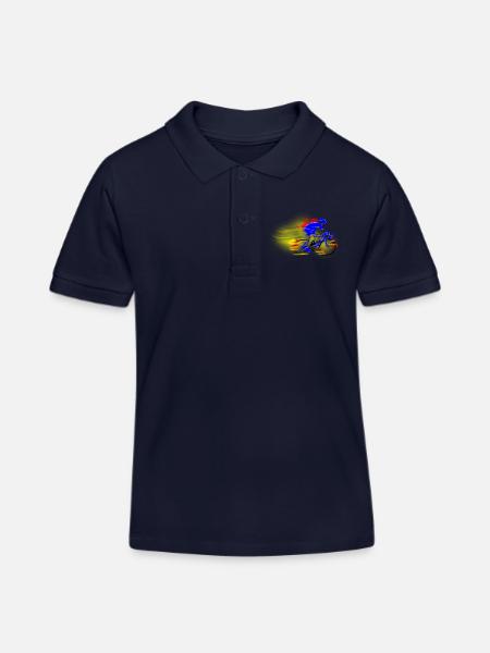 Rennrad - Kinder Organic Poloshirt Mini Sprinter von Stanley/Stella - Navy