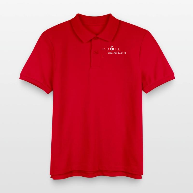 Debug Programmer Coden Developer Computergeek Kids Organic Polo Shirt by Stanley/Stella