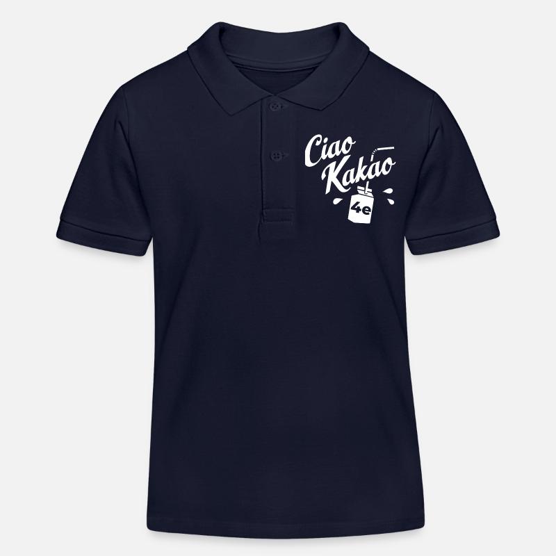 Abschlussklasse 4e - Kinder Organic Poloshirt Mini Sprinter von Stanley/Stella - Navy