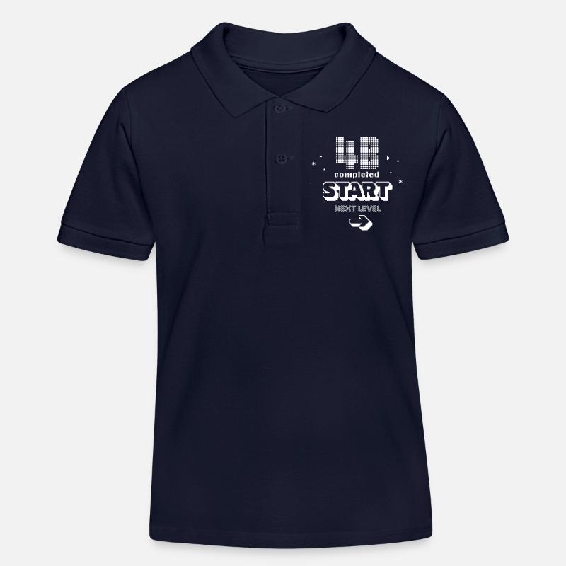 Abschlussklasse 4b - Kinder Organic Poloshirt Mini Sprinter von Stanley/Stella - Navy
