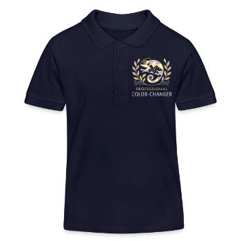 Farbwechsel-Profi - Kinder Organic Poloshirt Mini Sprinter von Stanley/Stella - Navy - Vorne