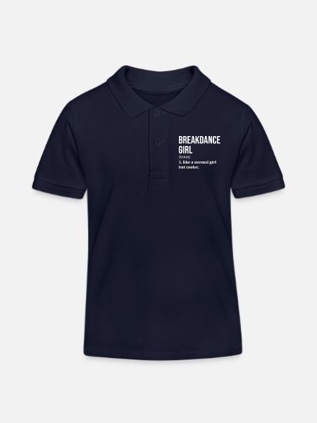 Breakdance Breakdance Breakdance - Polo enfant bio Stanley/Stella - bleu marine