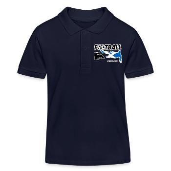 La fièvre du football en Écosse - Polo enfant bio Stanley/Stella - bleu marine - Devant