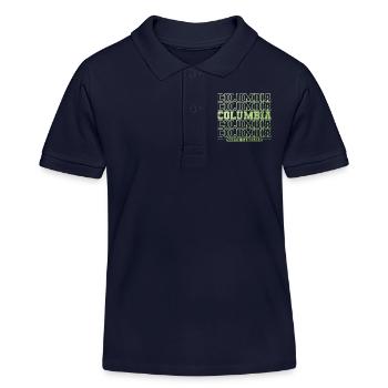 Columbia, une ville de l’État de Caroline du Sud, aux États-Unis. - Polo enfant bio Stanley/Stella - bleu marine - Devant