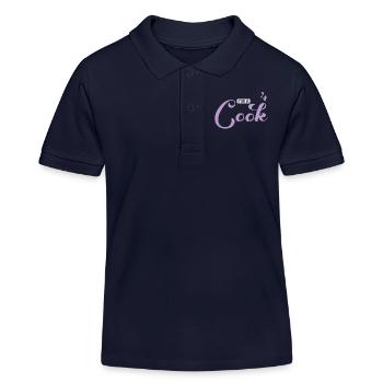 Je suis cuisinier Cuisinier Cuisine - Polo enfant bio Stanley/Stella - bleu marine - Devant
