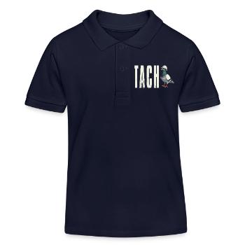T-Shirt Ruhrpott Tach Dialekt Taube Ruhrgebiet - Kinder Organic Poloshirt Mini Sprinter von Stanley/Stella - Navy - Vorne