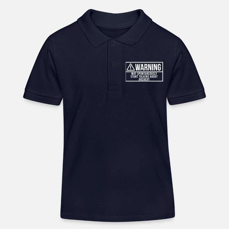 Bogenschießen - Kinder Organic Poloshirt Mini Sprinter von Stanley/Stella - Navy