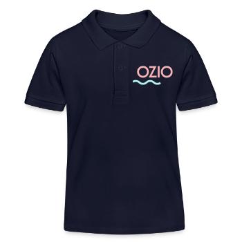 OZIO - Polo enfant bio Stanley/Stella - bleu marine - Devant