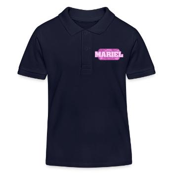 Mariel als Gesundheit - Kinder Organic Poloshirt Mini Sprinter von Stanley/Stella - Navy - Vorne