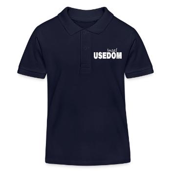 USEDOM - Kinder Organic Poloshirt Mini Sprinter von Stanley/Stella - Navy - Vorne