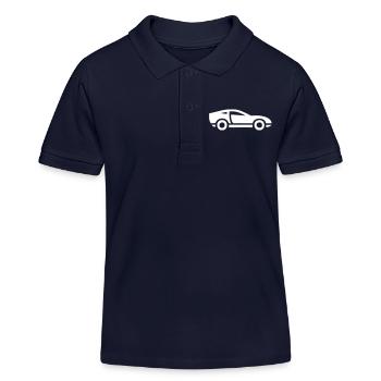 Sportwagen - Kinder Organic Poloshirt Mini Sprinter von Stanley/Stella - Navy - Vorne