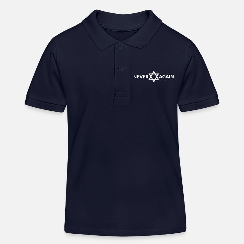 PLUS JAMAIS - Polo enfant bio Stanley/Stella - bleu marine