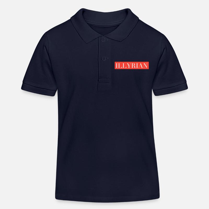 Illyrian - Polo enfant bio Stanley/Stella - bleu marine