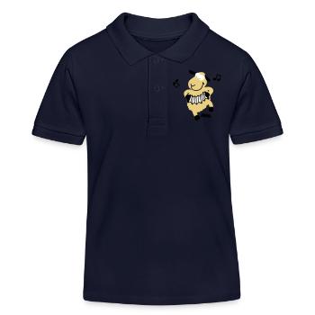 Schaf (c) - Kinder Organic Poloshirt Mini Sprinter von Stanley/Stella - Navy - Vorne