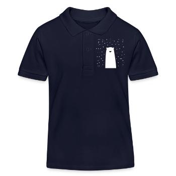 icebear - Polo enfant bio Stanley/Stella - bleu marine - Devant