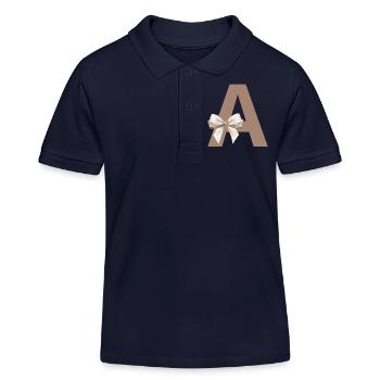 Brief an den Knoten - Kinder Organic Poloshirt Mini Sprinter von Stanley/Stella - Navy - Vorne