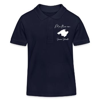 Majorque - Polo enfant bio Stanley/Stella - bleu marine - Devant