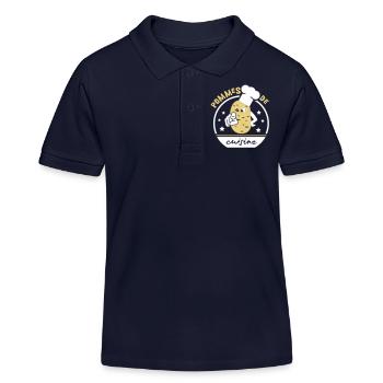 Pommes de cuisine - Kinder Organic Poloshirt Mini Sprinter von Stanley/Stella - Navy - Vorne