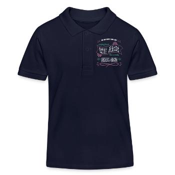 Randonnée Boy Scouts Drôle Amérique Anniversaire Van Life - Polo enfant bio Stanley/Stella - bleu marine - Devant