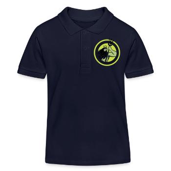 Poséidon Triton - Polo enfant bio Stanley/Stella - bleu marine - Devant