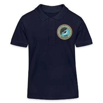 Bloc Bloc Bloc - Polo enfant bio Stanley/Stella - bleu marine - Devant