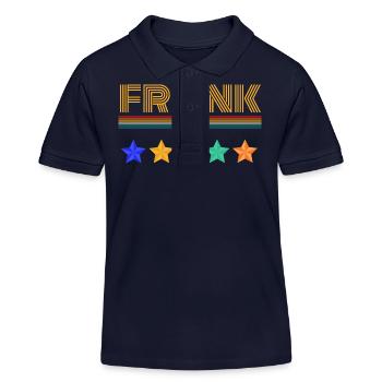 Frank - Kids Organic Polo Shirt by Stanley/Stella - navy - Front