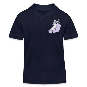 Einhorn1 - Polo enfant bio Stanley/Stella - bleu marine - Devant