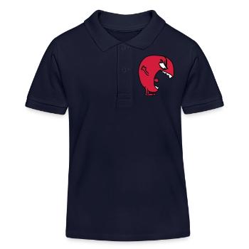 bigmonster - Polo enfant bio Stanley/Stella - bleu marine - Devant