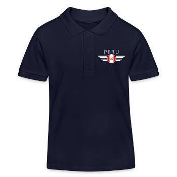 Pérou Style péruvien Design T-shirt - Polo enfant bio Stanley/Stella - bleu marine - Devant