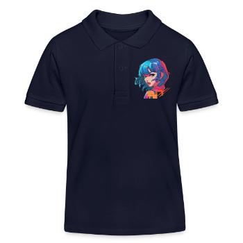 Joi - Kinder Organic Poloshirt Mini Sprinter von Stanley/Stella - Navy - Vorne
