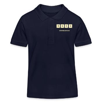 Rührei - Kinder Organic Poloshirt Mini Sprinter von Stanley/Stella - Navy - Vorne